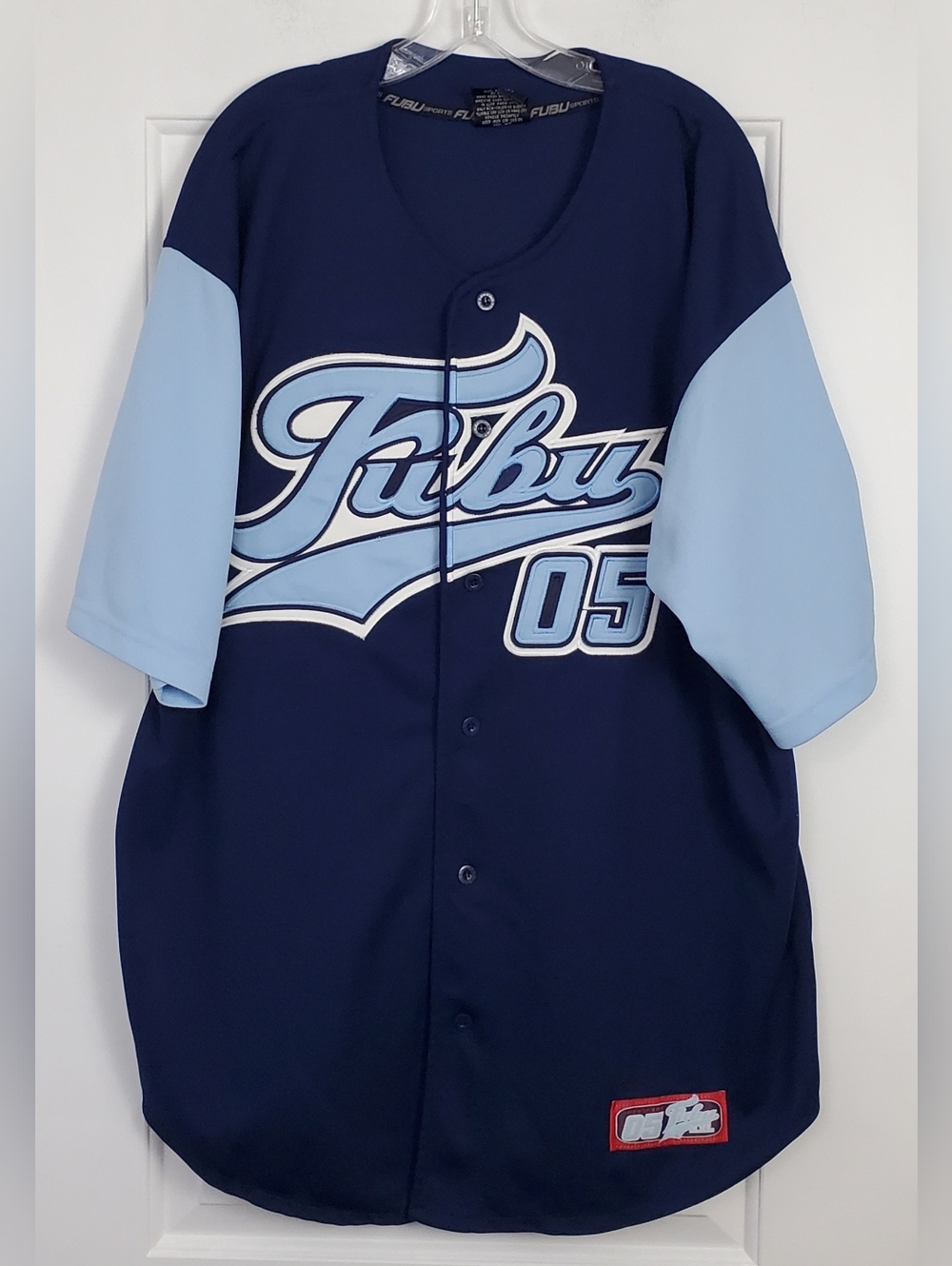FUBU Sport VTG Mens 05 Baseball Jersey Y2K Hip Hop Streetwear - Size XXL - GUC